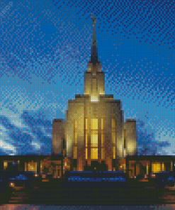 Oquirrh Temple Diamond Painting