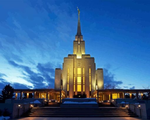 Oquirrh Temple Diamond Painting