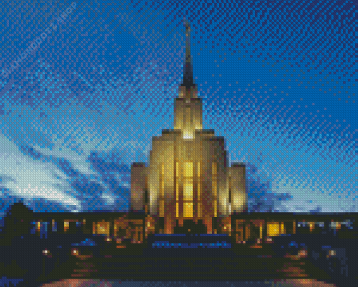 Oquirrh Temple Diamond Painting