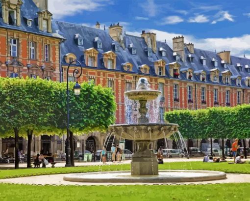 Paris Square Diamond Painting