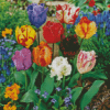 Parrot Tulips Flowers Diamond Painting