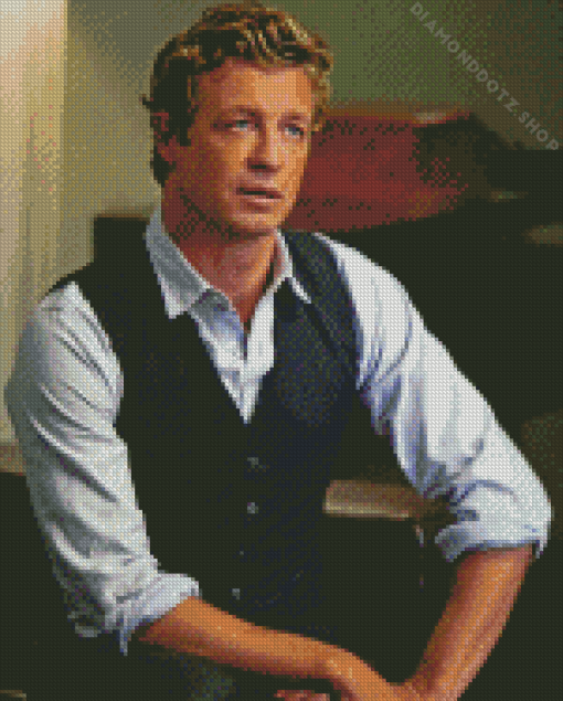 Patrick Jane Character Diamond Painting