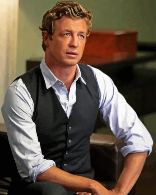 Patrick Jane Character Diamond Painting