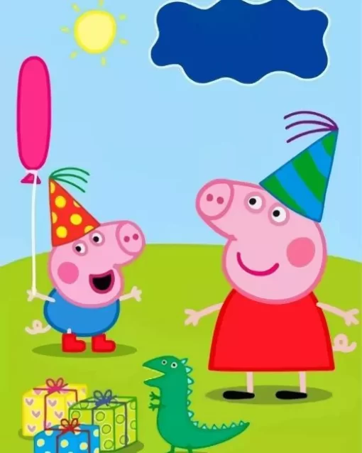 Peppa Pig Animation Diamond Painting