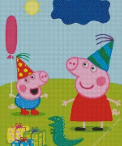 Peppa Pig Animation Diamond Painting