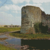 Pevensey Castle Diamond Painting