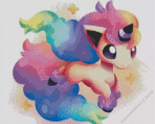 Pokemon Unicorn Diamond Painting