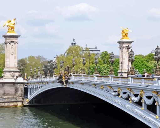 Pont Alexandre Bridge Diamond Painting