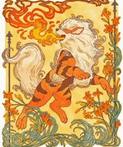 Poster Arcanine Diamond Painting