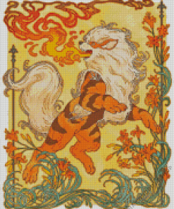 Poster Arcanine Diamond Painting