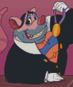 Professor Ratigan Cartoon Diamond Painting