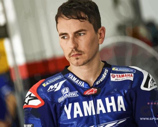 Racer Jorge Lorenzo Diamond Painting