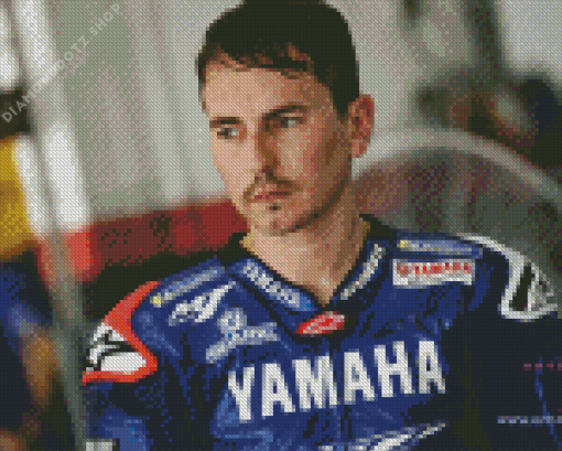 Racer Jorge Lorenzo Diamond Painting