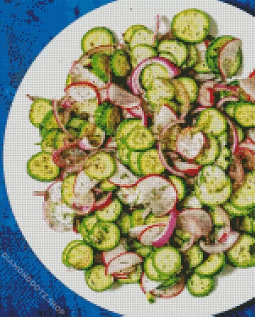 Radish Salad Diamond Painting