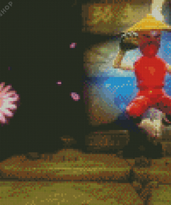 Ragdoll Kung Fu Game Diamond Painting