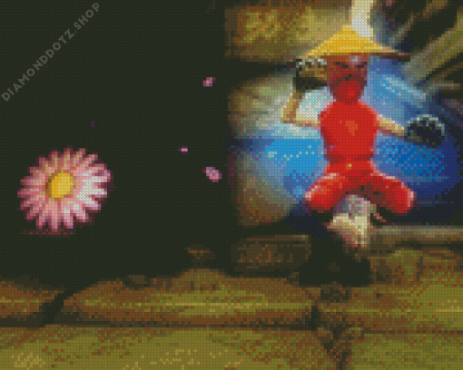 Ragdoll Kung Fu Game Diamond Painting