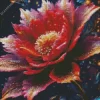 Red Magical Flower Diamond Painting