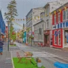 Reykjavik City Streets Diamond Painting