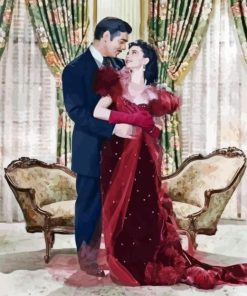 Rhett And Scarlet Gone With The Wind Diamond Painting