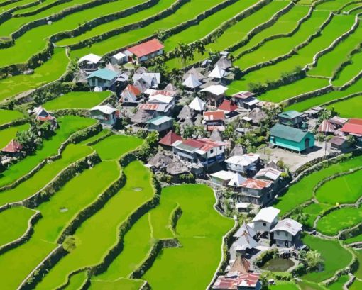 Rice Terraces Philippines Diamond Painting