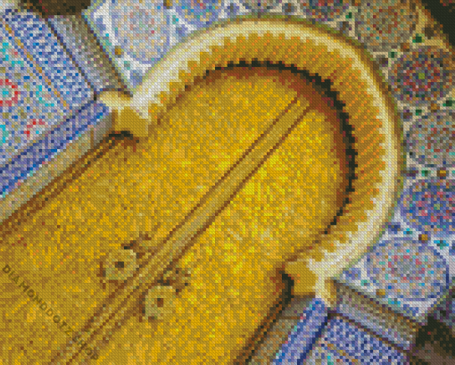 Royal Palace Doors Fez Diamond Painting