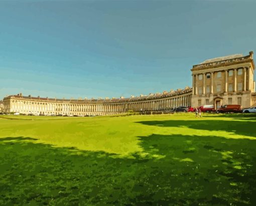 Royal Crescent Building Diamond Painting