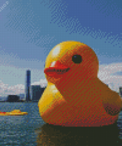 Rubber Duck Sculpture Diamond Painting