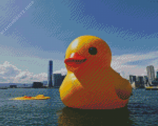 Rubber Duck Sculpture Diamond Painting