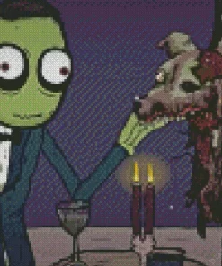 Salad Fingers Diamond Painting