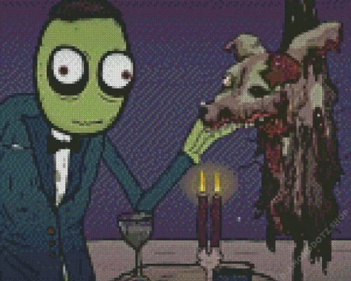 Salad Fingers Diamond Painting