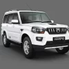 Scorpio White Car Diamond Painting