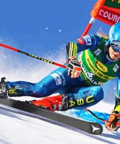 Ski Race Sport Diamond Painting