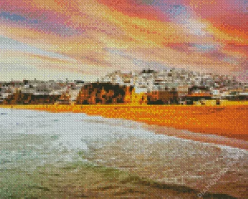 Sunset Albufeira Diamond Painting