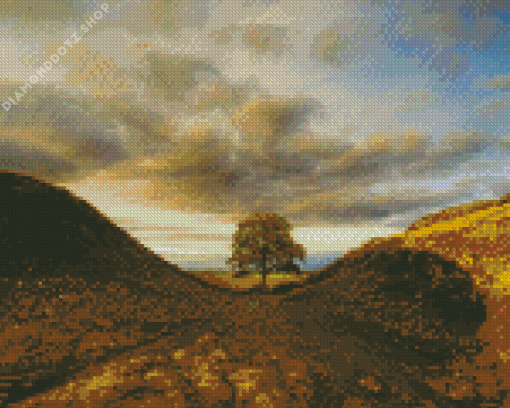 Sycamore Gap Diamond Painting