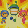 Team Umizoomi Cartoon Diamond Painting