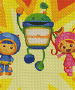 Team Umizoomi Cartoon Diamond Painting