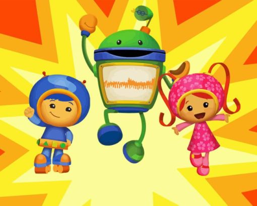 Team Umizoomi Cartoon Diamond Painting