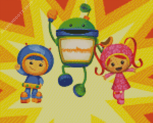 Team Umizoomi Cartoon Diamond Painting