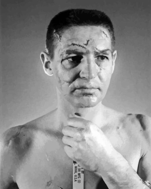 Terry Sawchuk Ice Hockey Diamond Painting