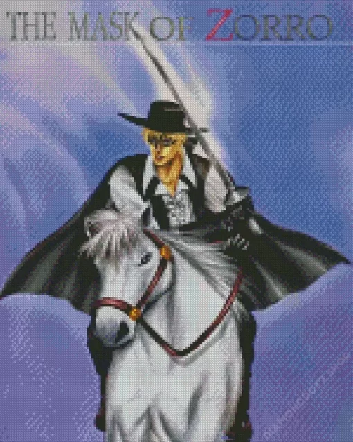 The Mask Of Zorro Diamond Painting