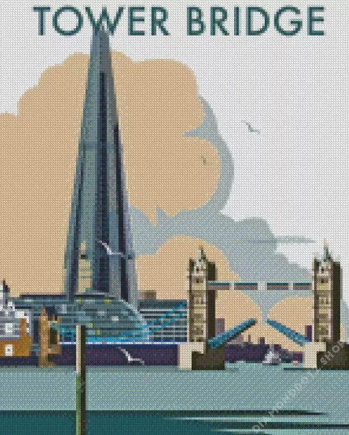 The Shard Poster Diamond Painting