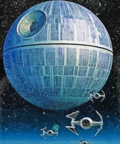 The Death Star Space Weapon Diamond Painting