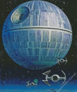 The Death Star Space Weapon Diamond Painting