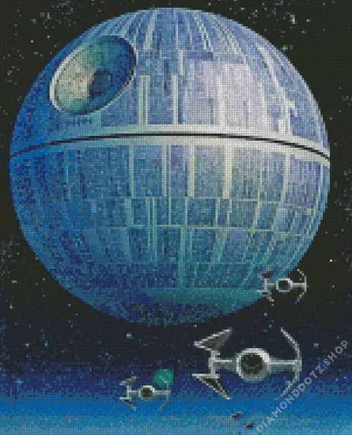 The Death Star Space Weapon Diamond Painting