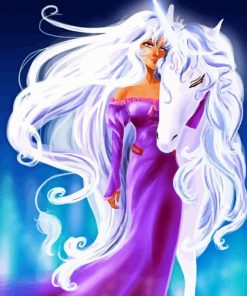 The Last Unicorn Animated Film Diamond Painting