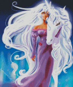 The Last Unicorn Animated Film Diamond Painting