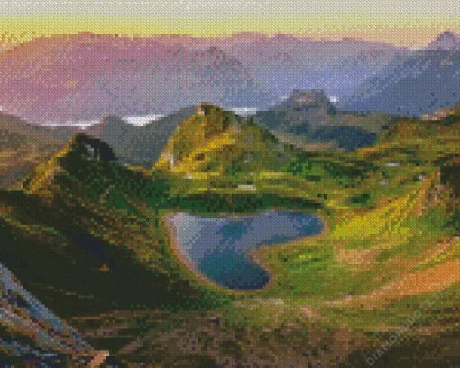 The Pyrenees Mountain Diamond Painting