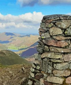 The Red Screes Diamond Painting