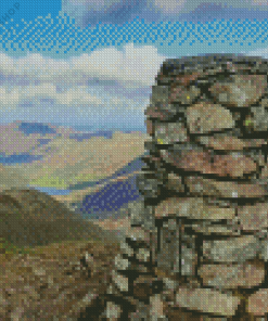 The Red Screes Diamond Painting