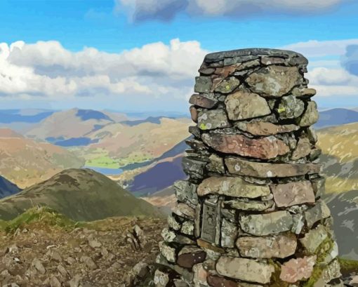 The Red Screes Diamond Painting